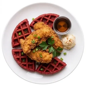 Chicken & Red Waffles