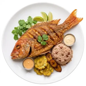 Whole Fried Snapper Meal